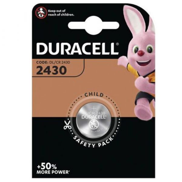 Groen Verwaand De Duracell CR2430 3V Lithium batterij