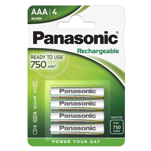 positie slank analogie Panasonic AAA DECT 750mAh 4-pack