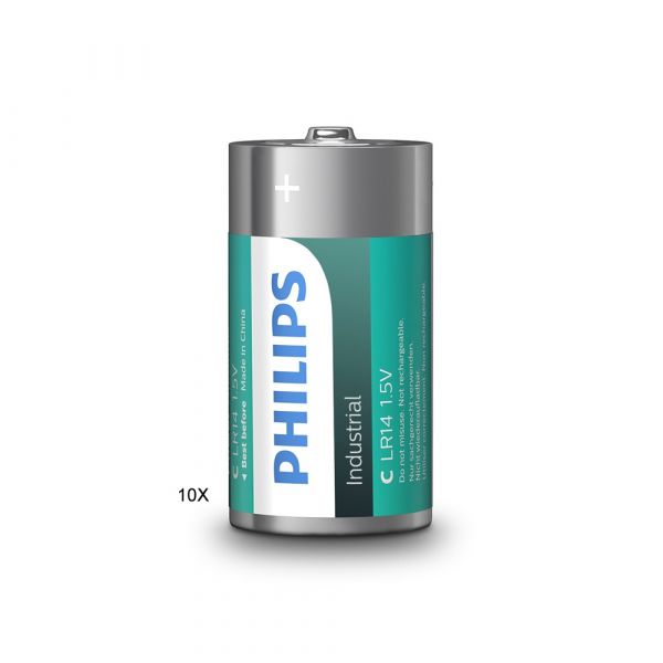 weer Voorstel Reorganiseren Philips Industrial Lr14 alkaline batterij
