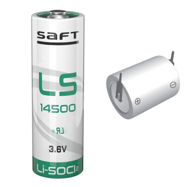 Assimileren Elektricien meel Saft LS14500 AA 3,6 volt lithium batterij printpin 2PF