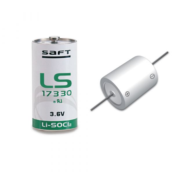 Saft LS17330 3,6 volt (axiaal)