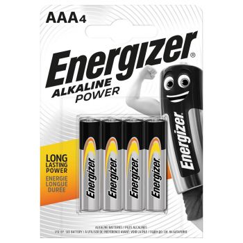 Energizer AAA 1,5V Alkaline Power LR03 4-pack