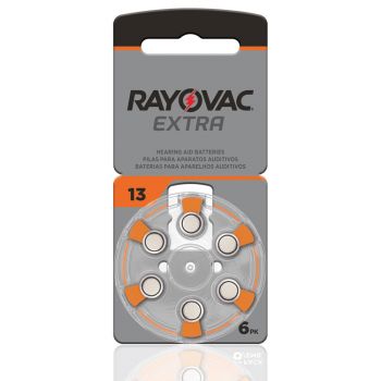 Rayovac 13 Extra Advanced ORANJE (6-pack)