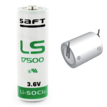 Saft LS17500 lithium CFG 3,6V 3,6Ah printpin