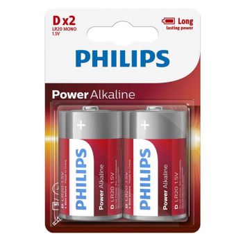 Philips Power Alkaline D LR20 bl/2
