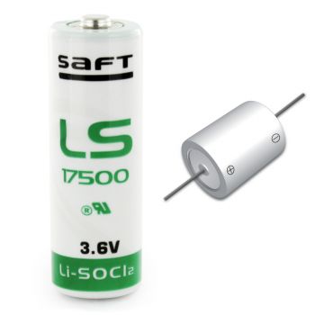 Saft LS17500 lithium CFG 3,6V 3,6Ah axiaal