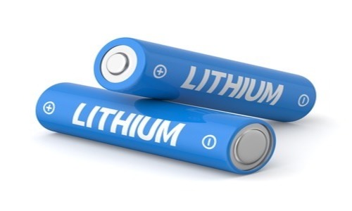 twee lithium batterijen